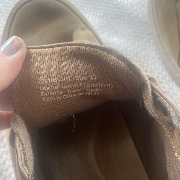 Dansko Vaughn Sneakers Mens 47 US 13.5-14 Brown  Nubuck Leather Shoes Lace Up - Picture 8 of 11